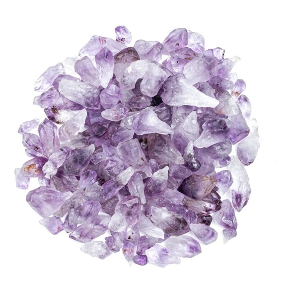 1 lb Amethyst Points & Pieces Natural Rough Crystals Bulk Gemstones Wholesale - Picture 1 of 5